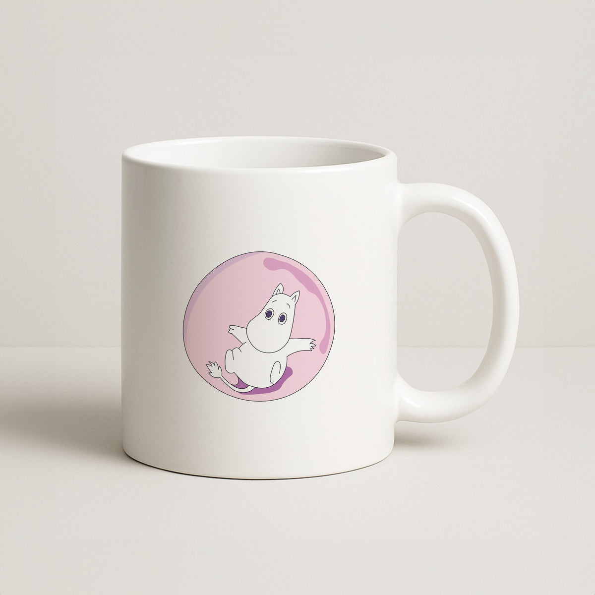 Moomin In A Pink Bubble  Mug