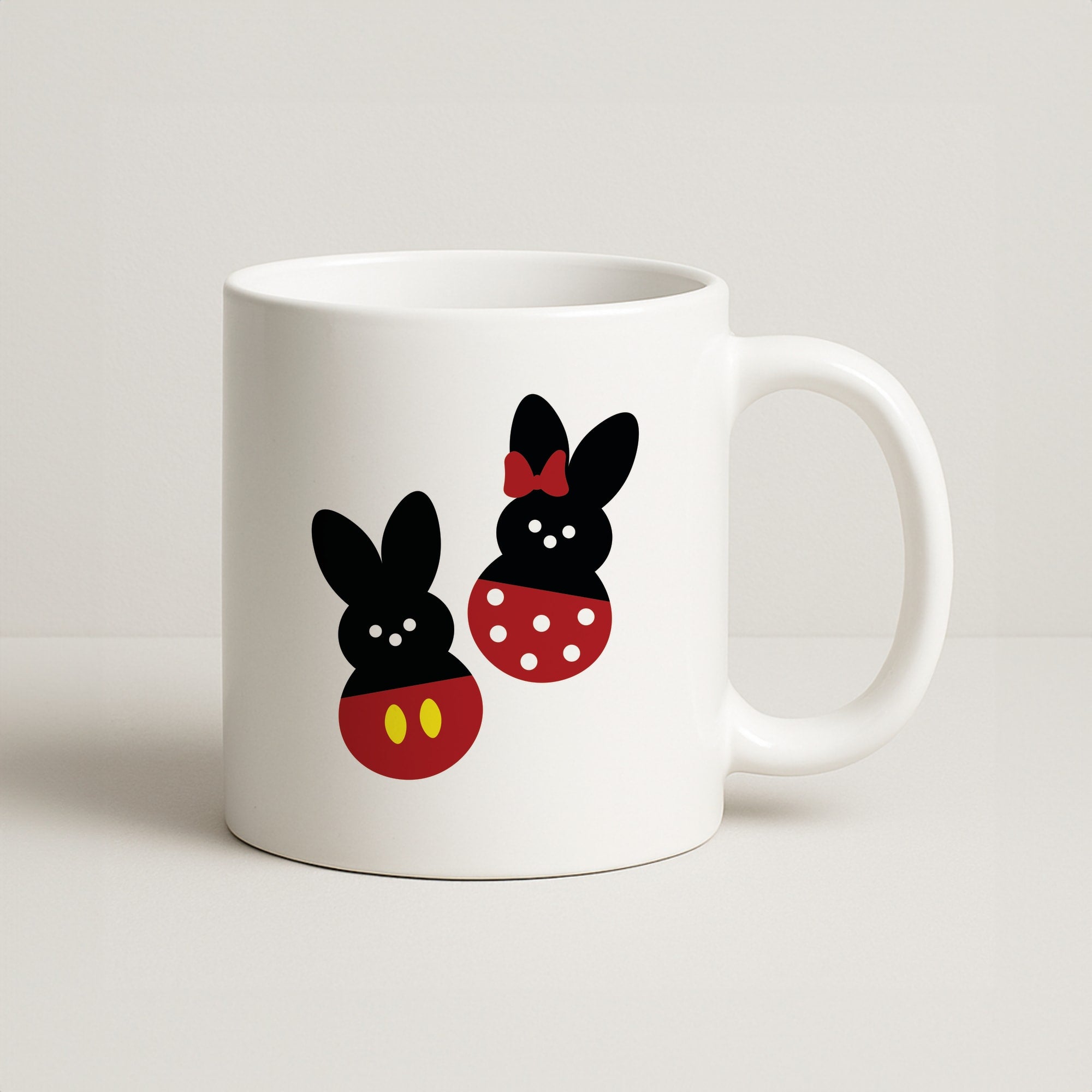 Mouse Peeps Pattern Coffee Mug