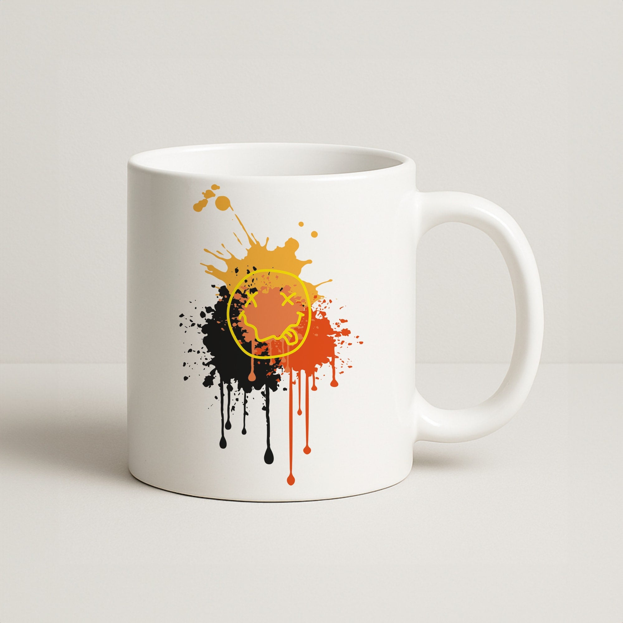 Orange Graffiti - Skate Aesthetic  Coffee Mug