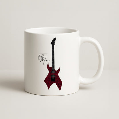 Eddie Munson Guitar Coffee Mug