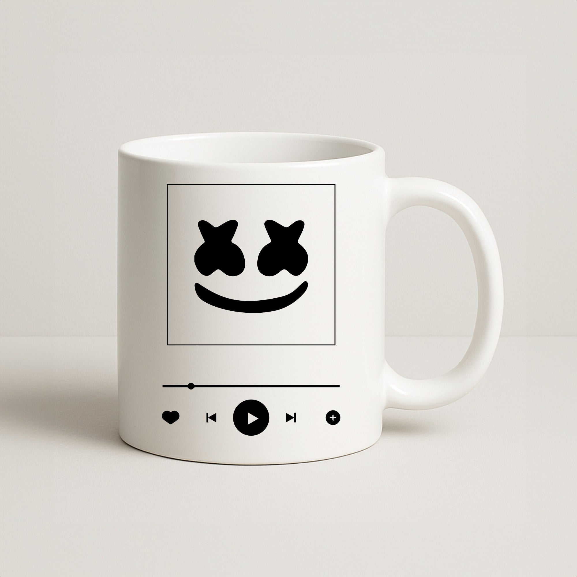Helmet DJ Album Cover Coffee Mug