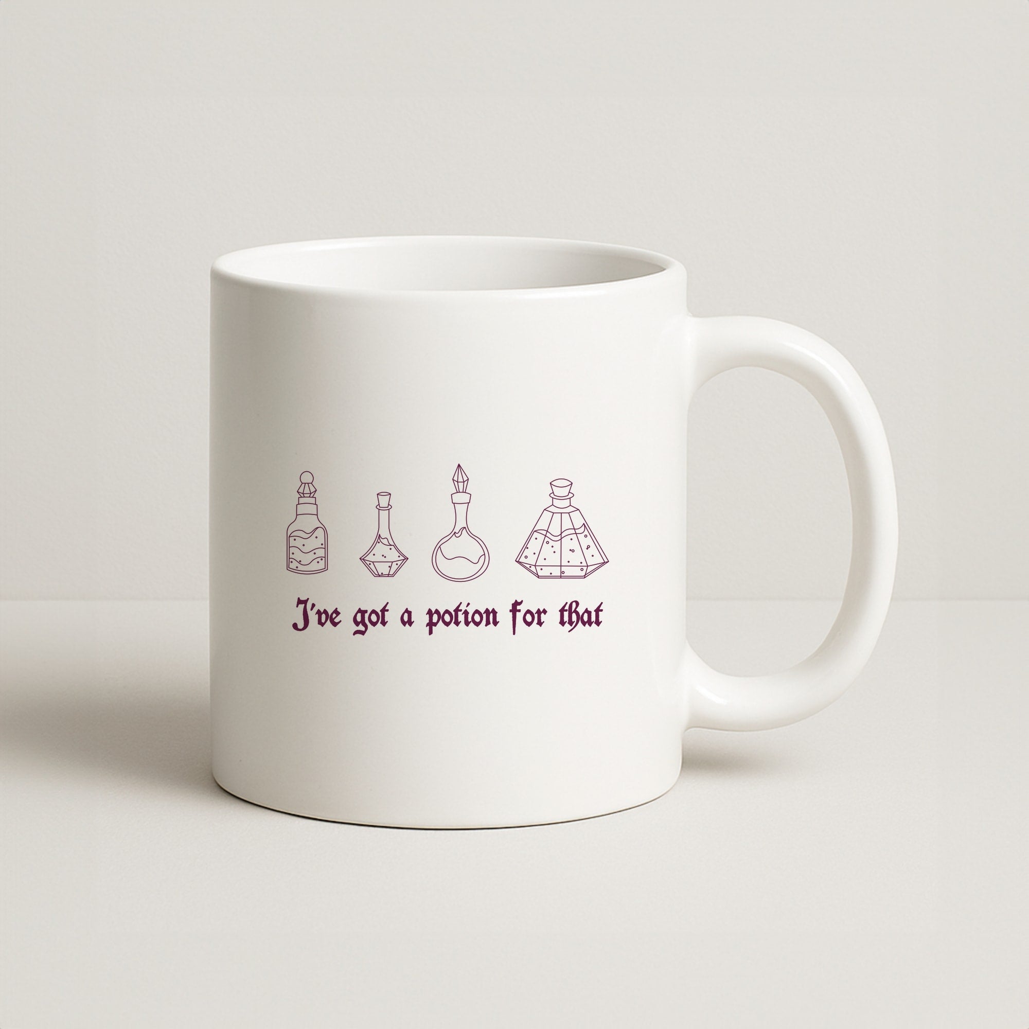 I've Got A Potion For You Dark Pink Coffee Mug