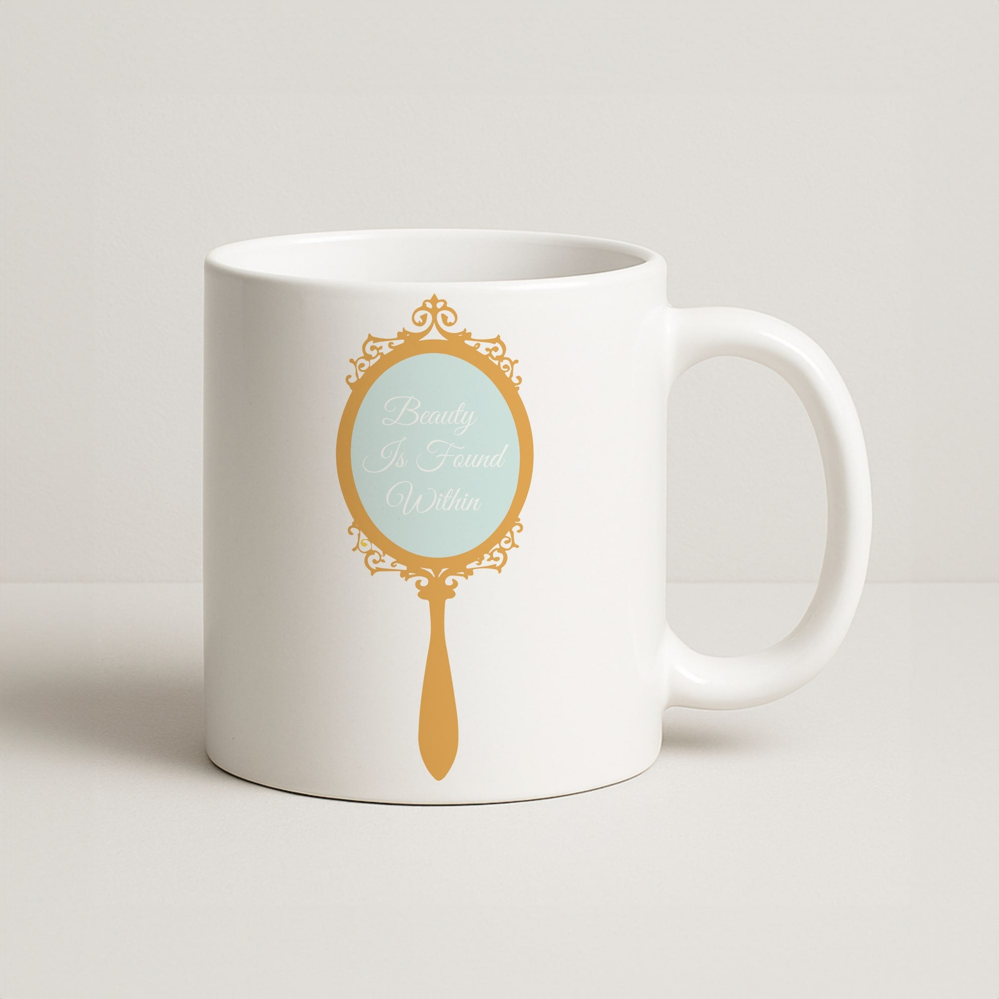 Beauty Is Found Within Mirror Coffee Mug