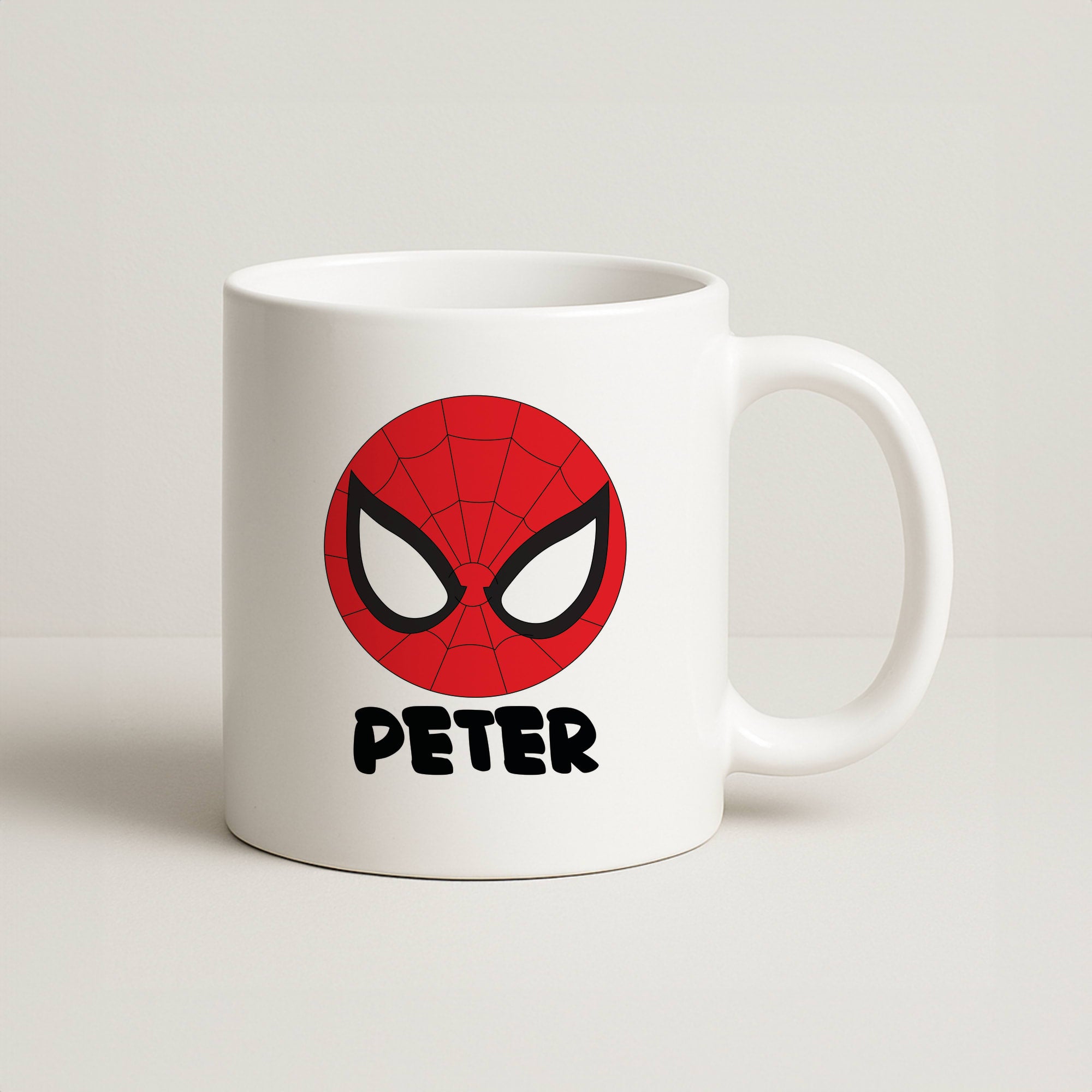 SpiderMan - Personalised Superhero Comic Coffee Mug
