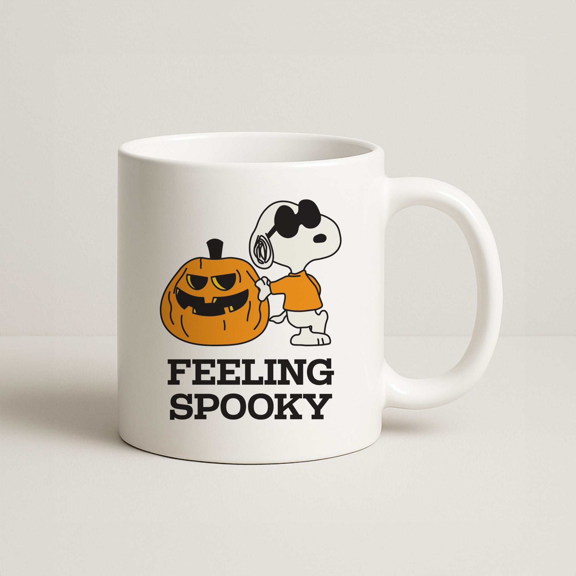 Feeling Spooky Cartoon Beagle Coffee Mug