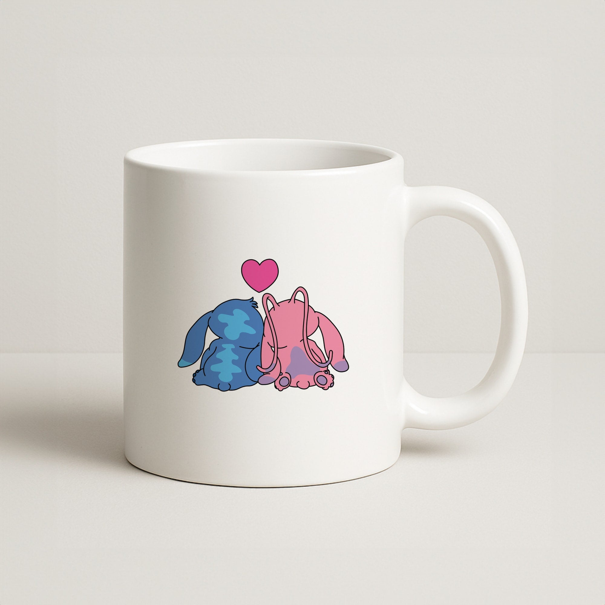 In Love - Pink Alien Coffee Mug