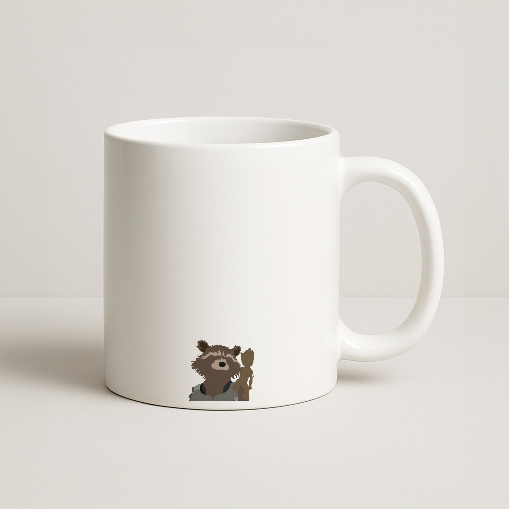 Rocket Raccoon And Groot - GOTG Coffee Mug