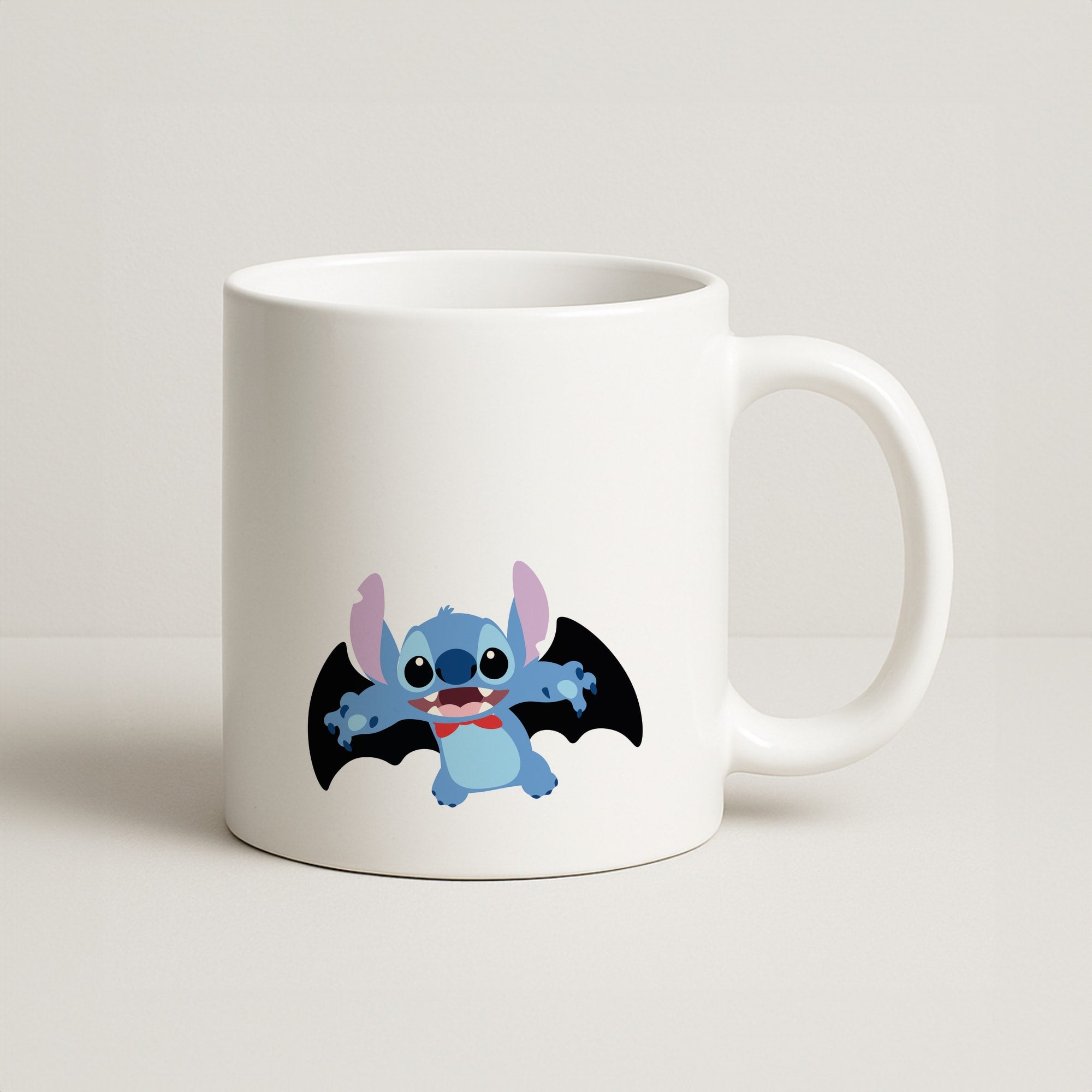 Vampire Alien Blue Halloween Coffee Mug