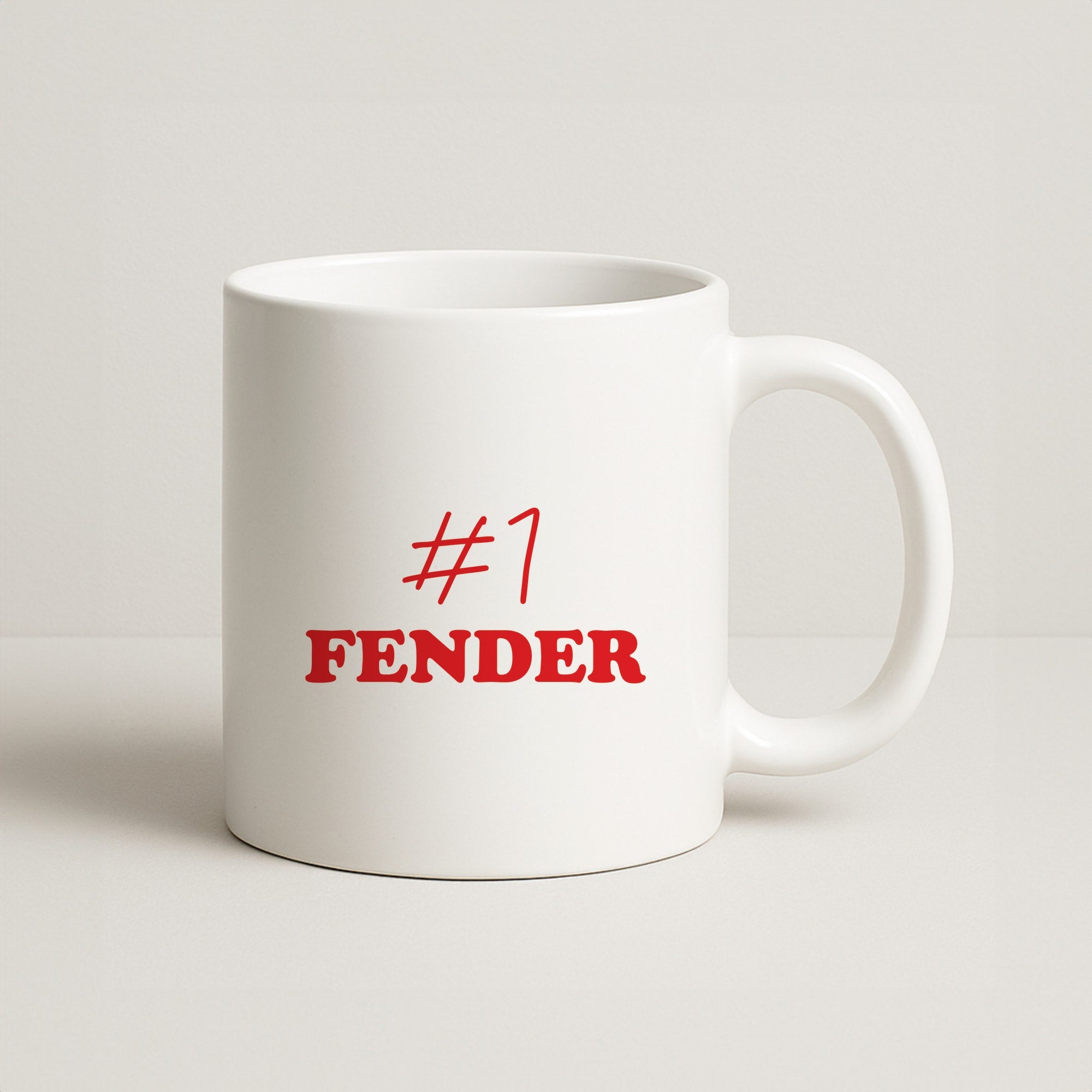 #1 FENDER Coffee Mug