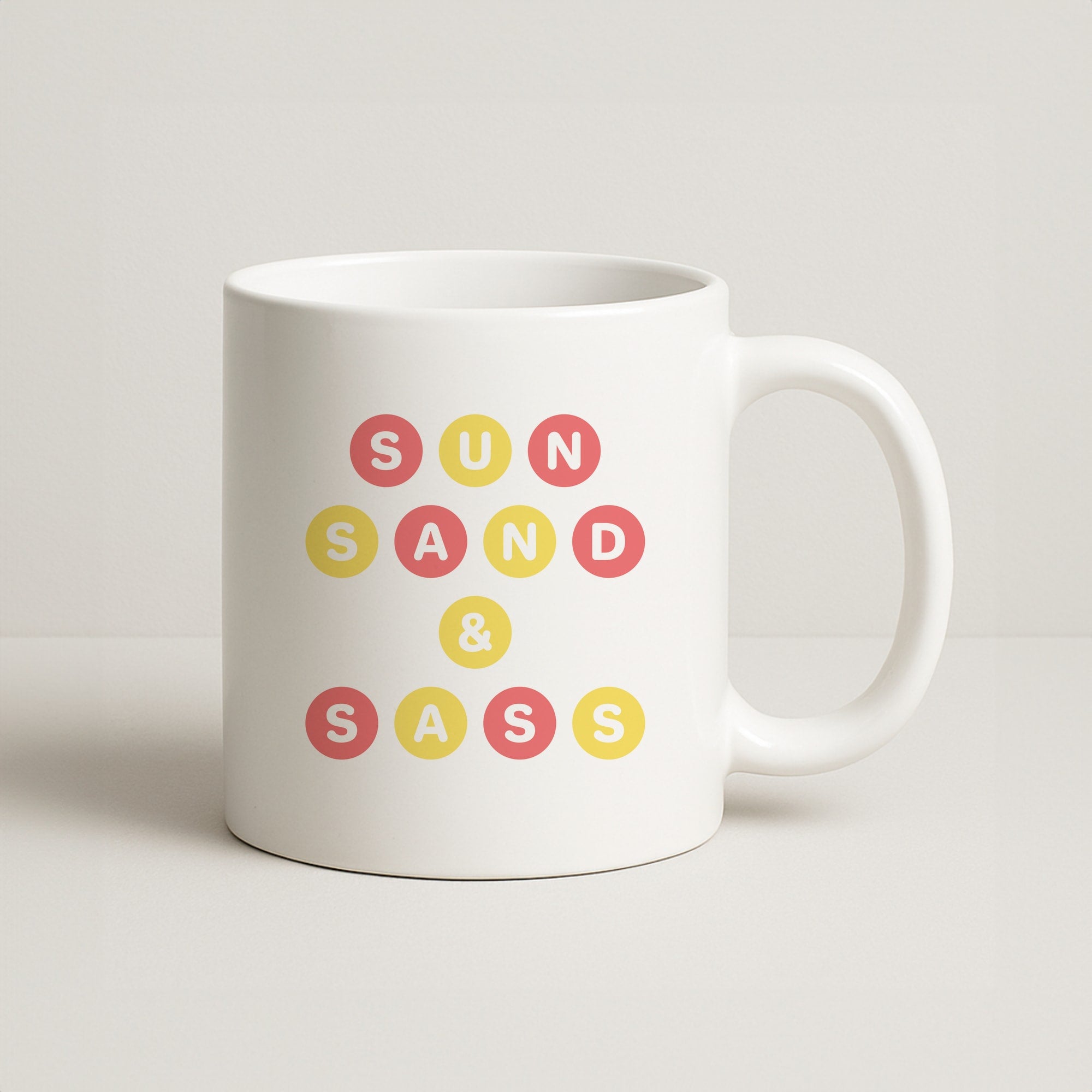 Sun, Sand And Sass Coffee Mug