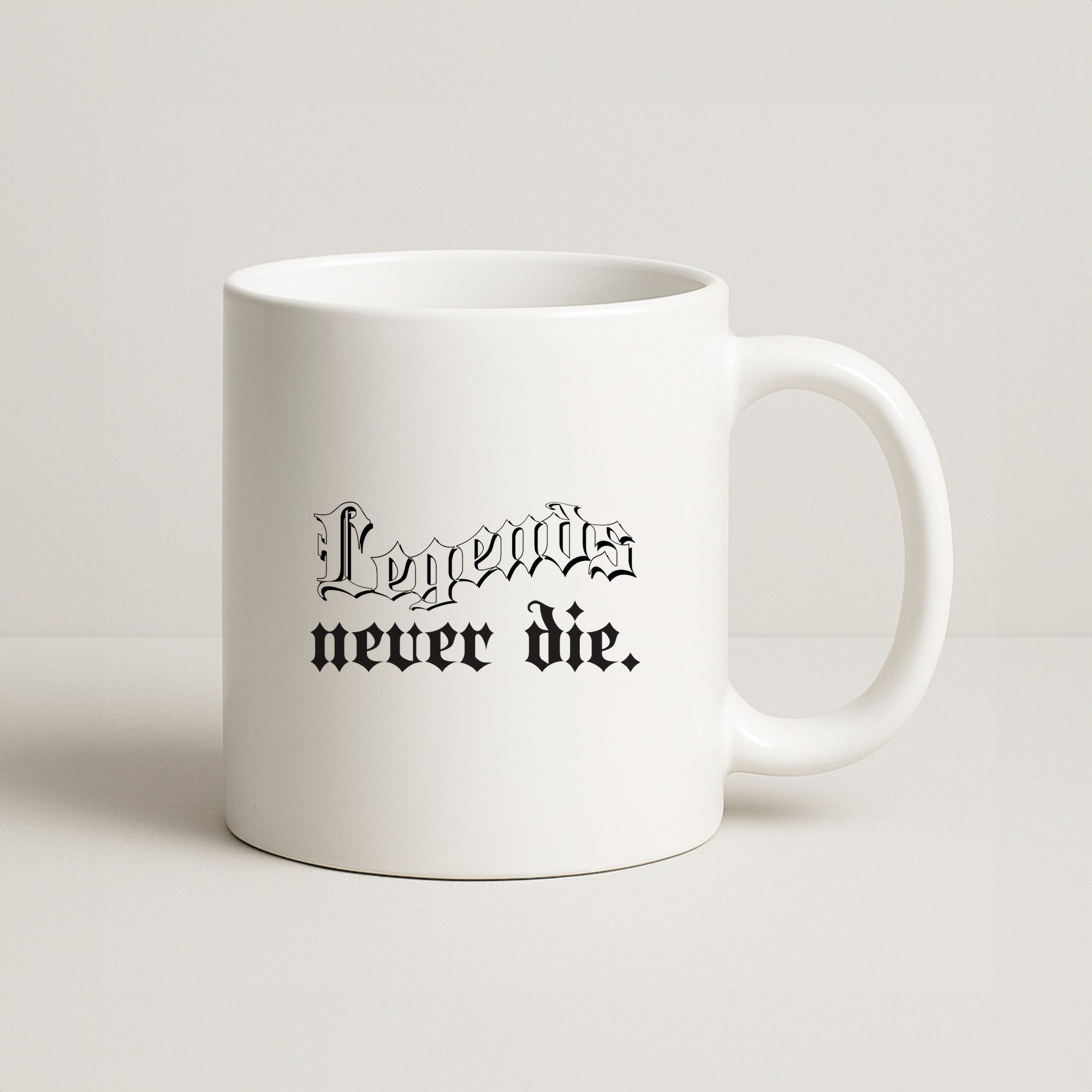 Legends Never Die - Juice Coffee Mug