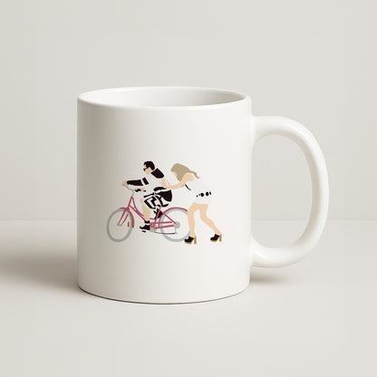 David Riding A Bike Coffee Mug