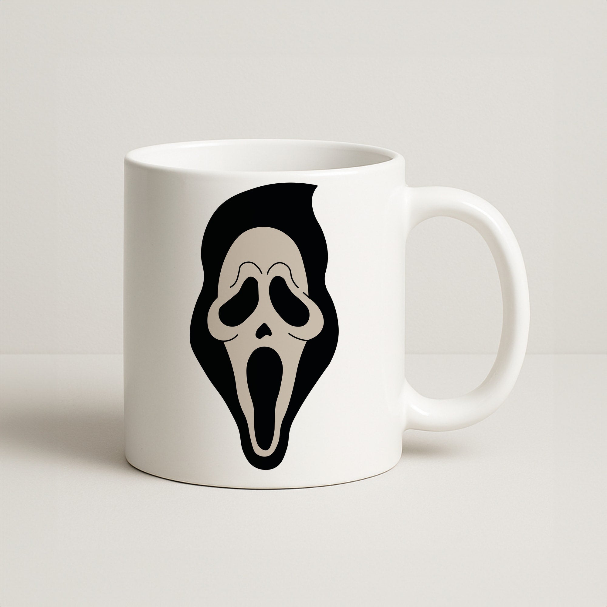 Pink Ghostface Pattern - Scream Coffee Mug