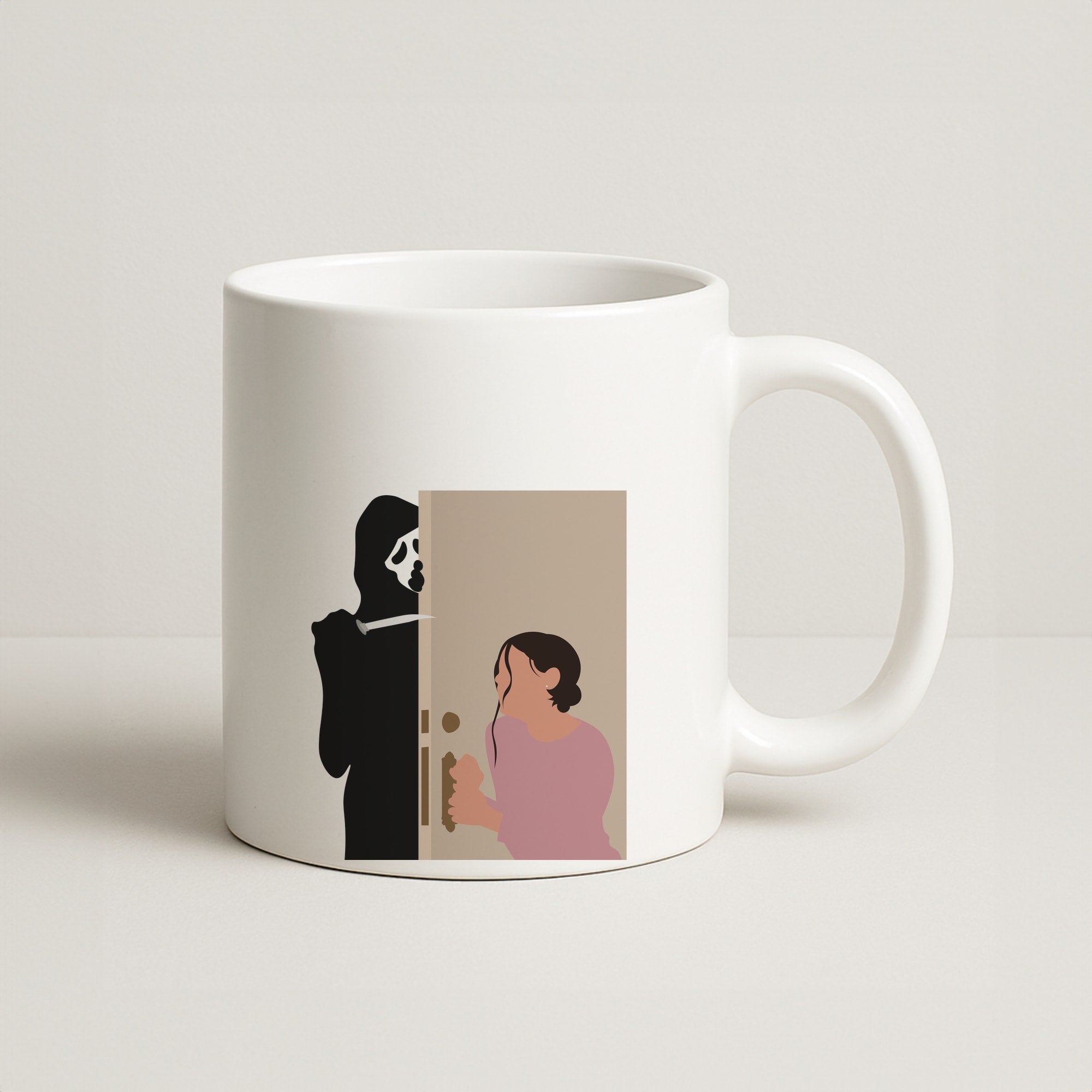 Tara And Ghostface - Scream Coffee Mug