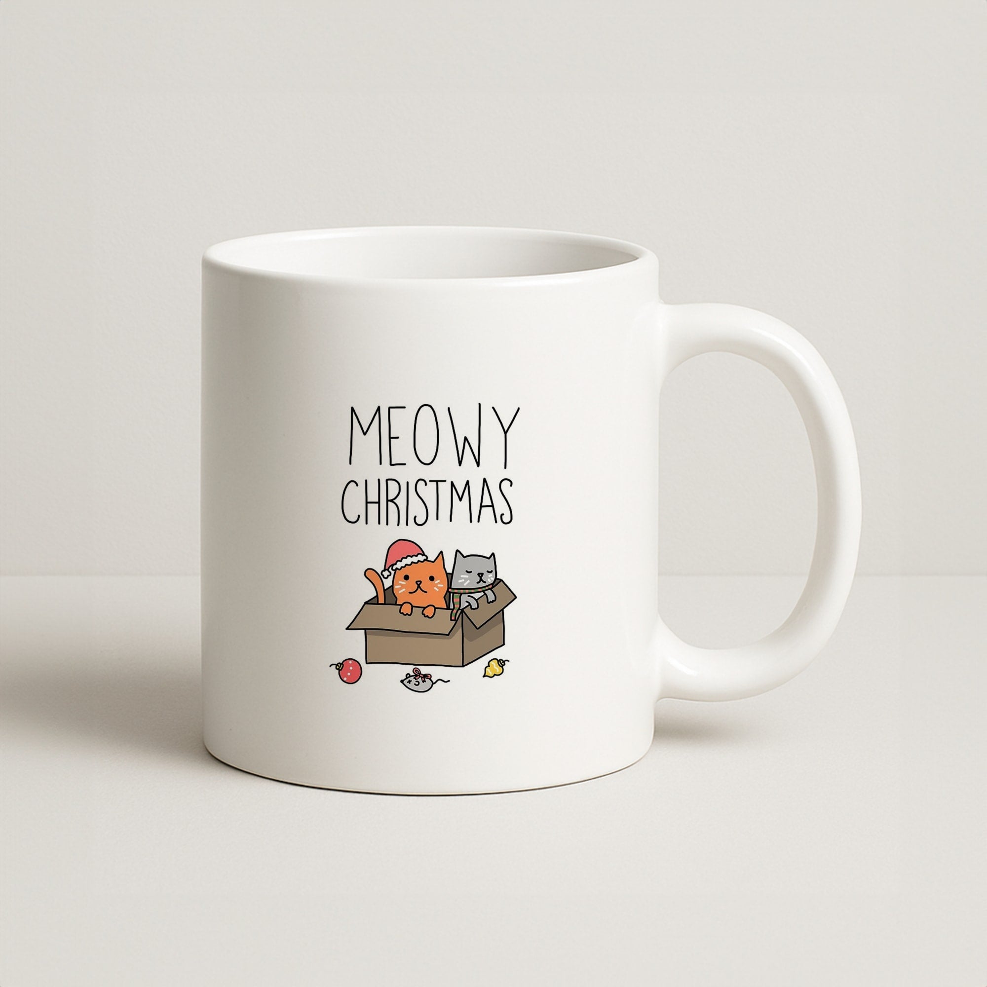 Meowy Christmas Coffee Mug