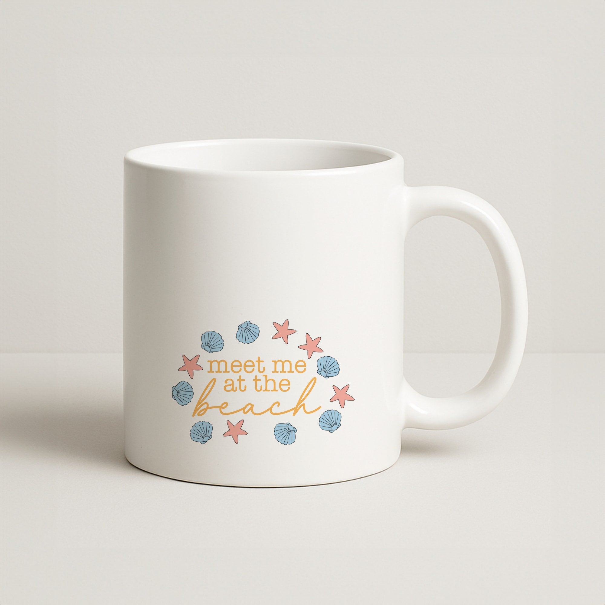 Meet Me At The Beach - Summer Coffee Mug