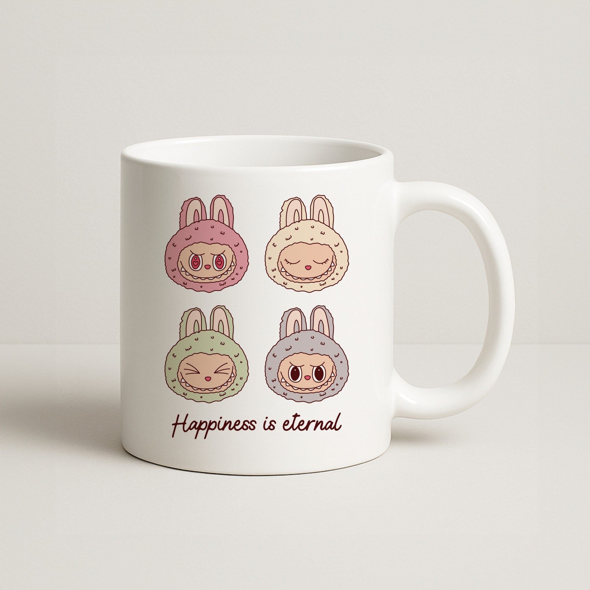 Happiness Is Eternal Monsters Coffee Mug