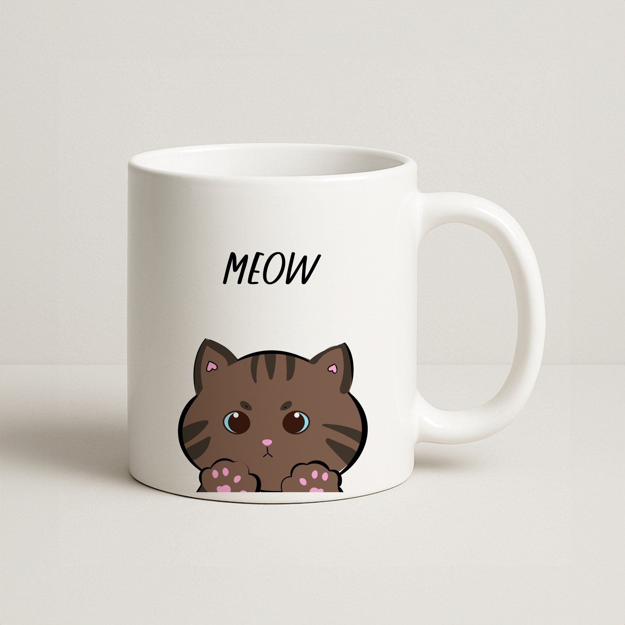 Meow Purple - Cats Coffee Mug