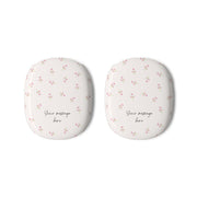 Floral Personalised Message AirPods Max Case 3