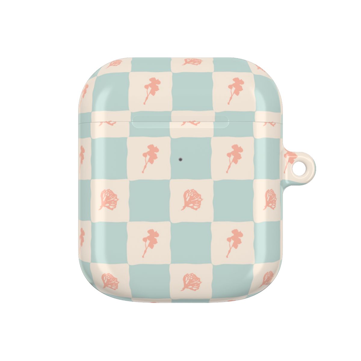 Patchwork Floral Pattern AirPods Case