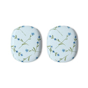 Baby Blue Floral Pattern AirPods Max Case 3