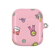 Mum Doodles Pattern AirPods Case 1