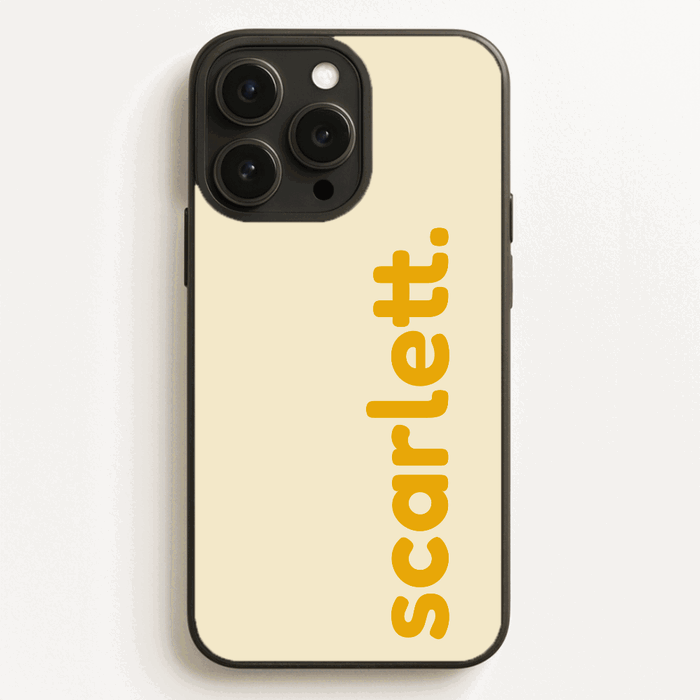 Block Name Personalised Phone Case