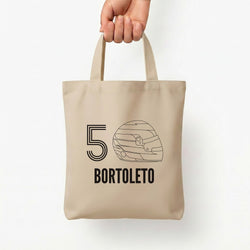 Bortoleto Helmet 2026 Tote Bag — Natural / Small