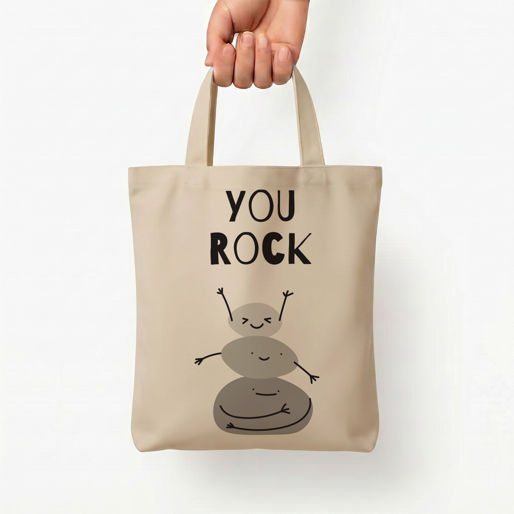 You Rock Tote Bag — Natural / Small
