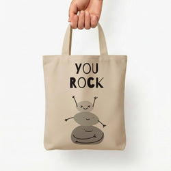 You Rock Tote Bag — Natural / Small