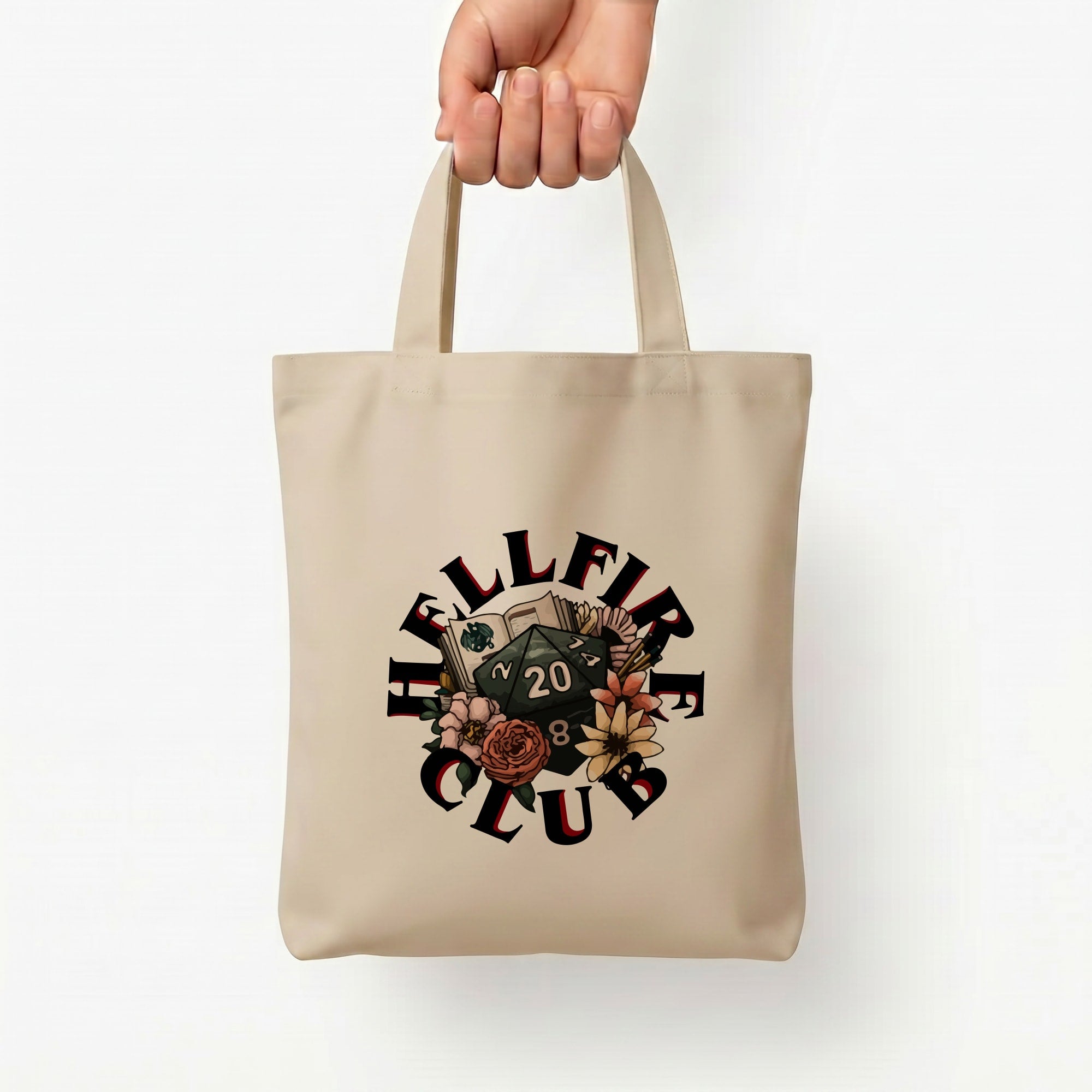 Hellfire Club Tote Bag — Natural / Small