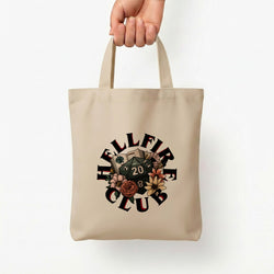 Hellfire Club Tote Bag — Natural / Small