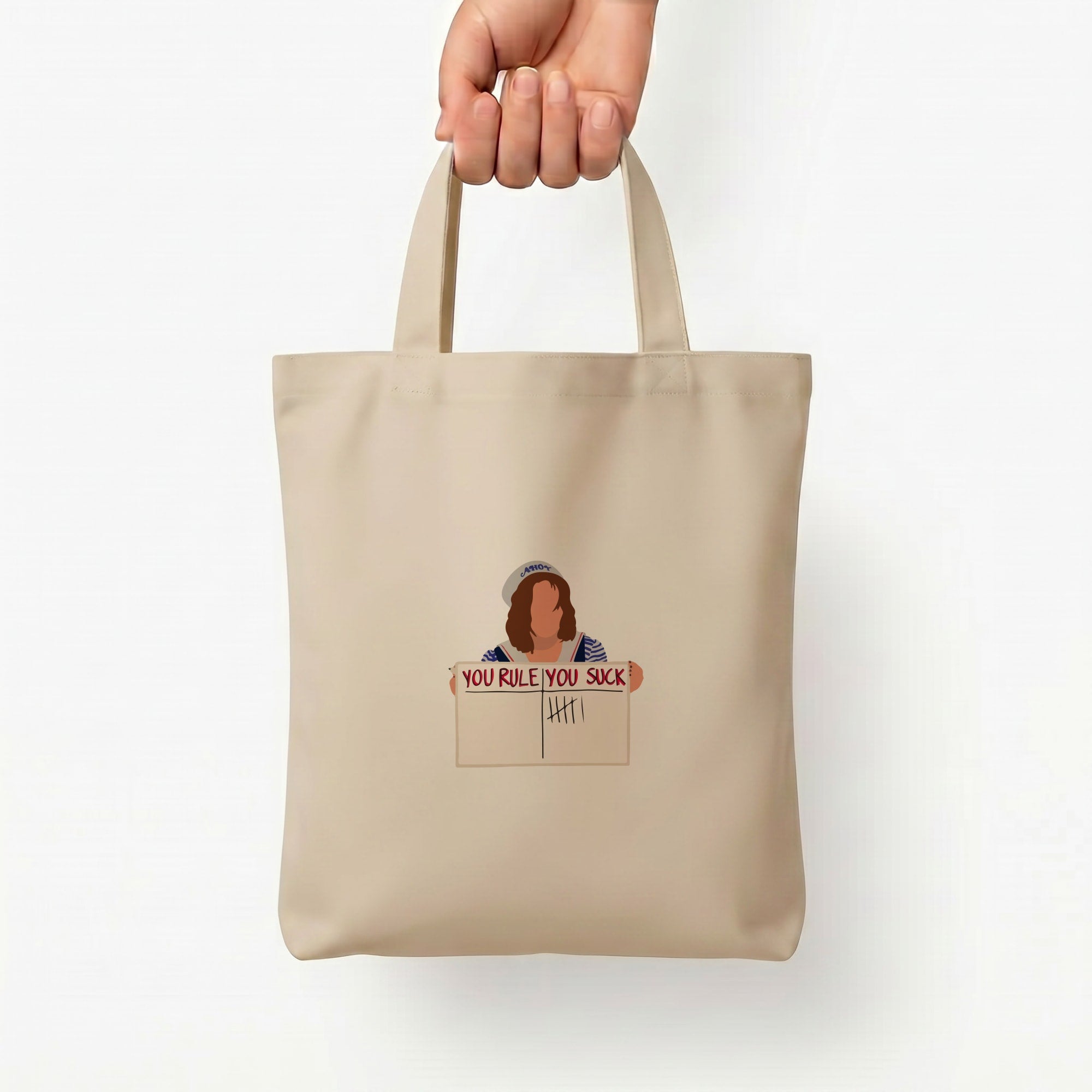 You Suck Tally Tote Bag — Natural / Small