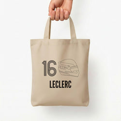 Leclerc Helmet 2026  Tote Bag — Natural / Small