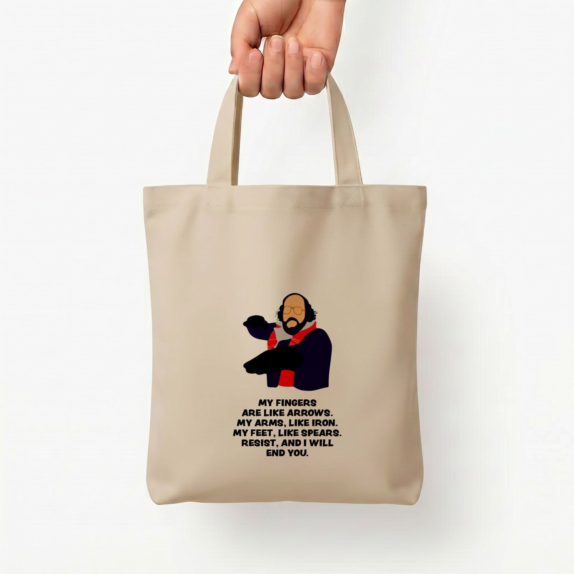 Murray Quote Tote Bag — Natural / Small