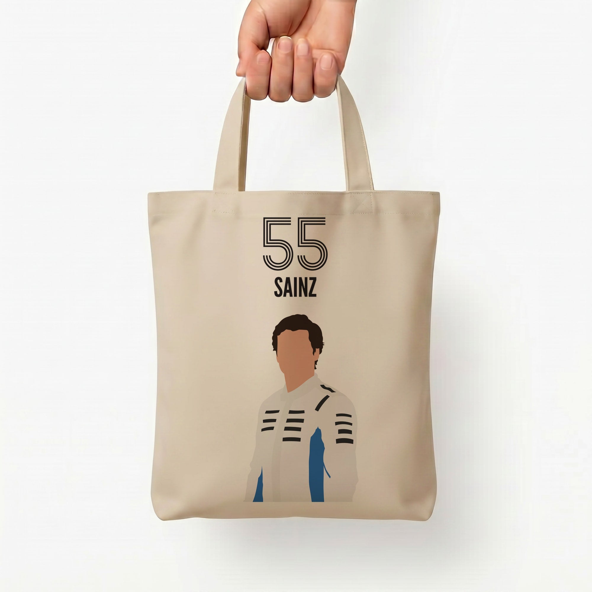 Sainz 2026 Tote Bag — Natural / Small