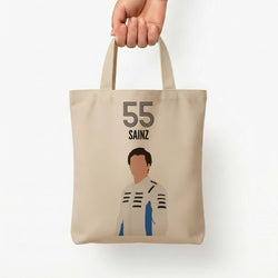 Sainz 2026 Tote Bag — Natural / Small