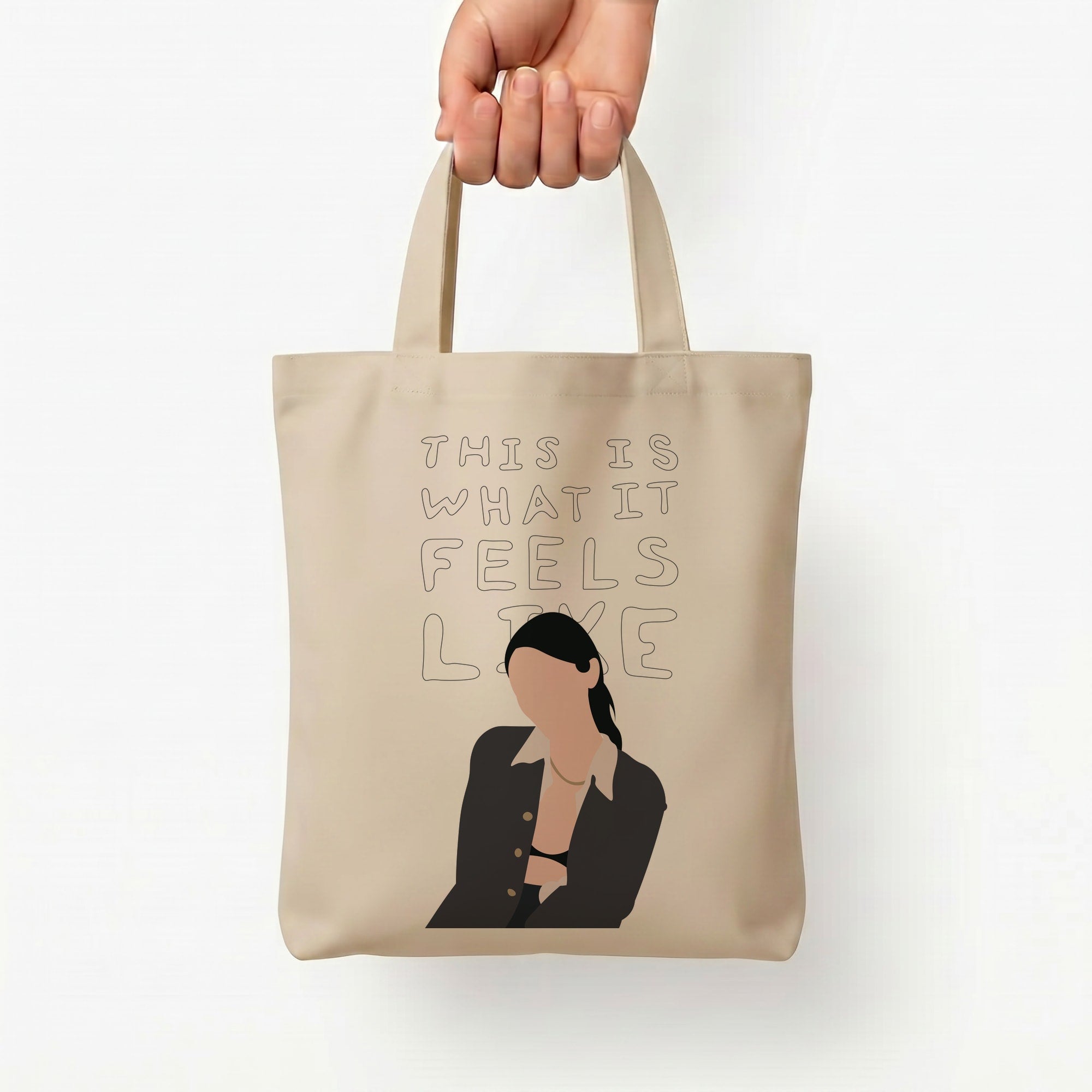 This Is What It Feels Like - Abrams Tote Bag — Natural / Small