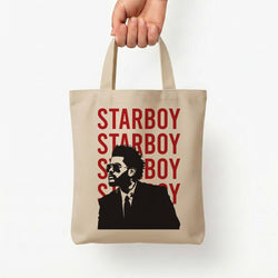 Starboy Singer Tote Bag — Natural / Small
