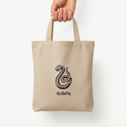 Slytherin Tote Bag — Natural / Small
