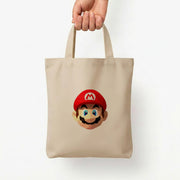 Mario Face - Mario Tote Bag 5
