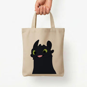 Black Fury Dragon Tote Bag 5