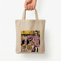 Popart Fender Tote Bag — Natural / Small