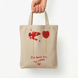 I've Loved Him My Whole Life Tote Bag — Natural / Small