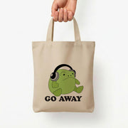 Go Away Grumpy Frog  Tote Bag 5