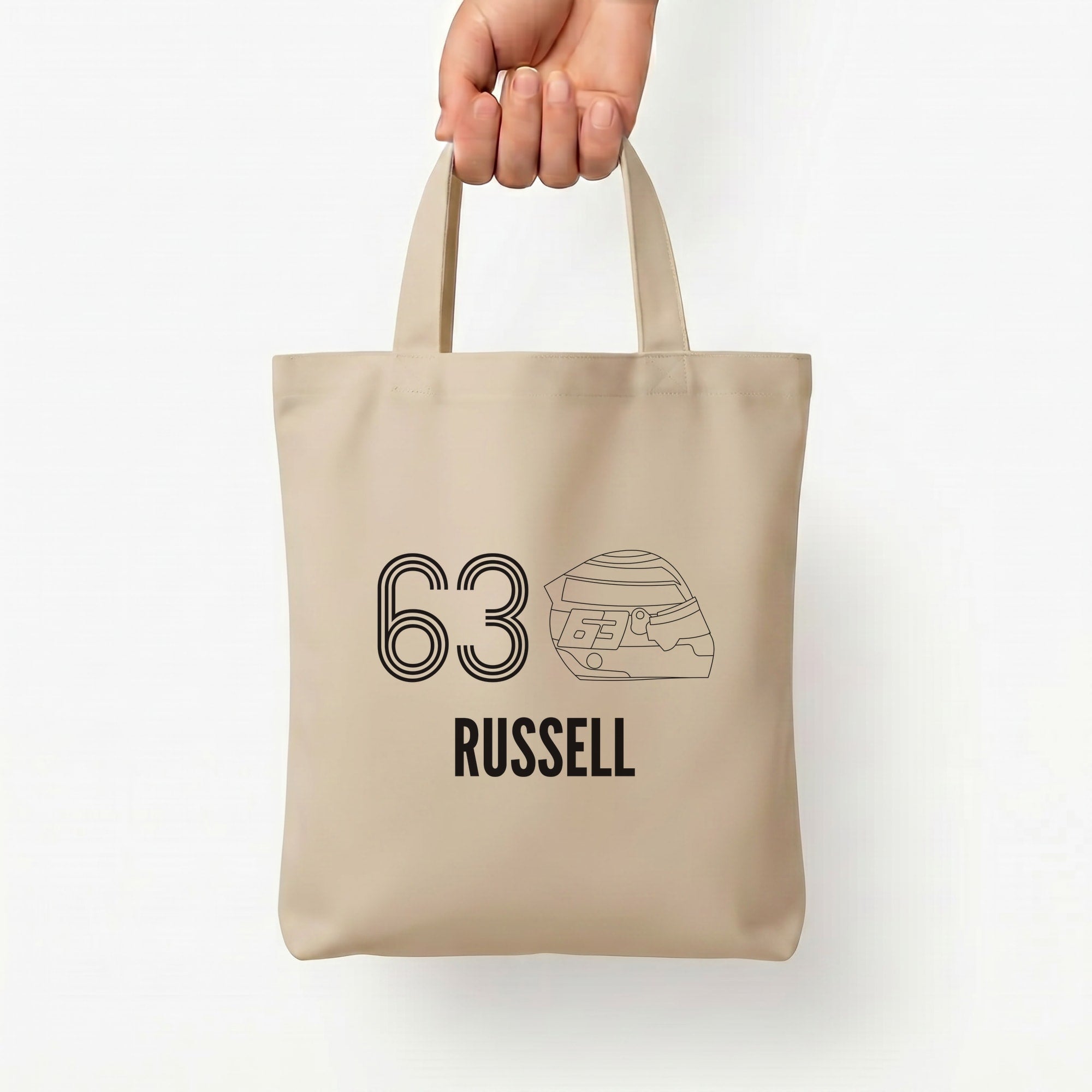 Russell Helmet 2026 Tote Bag — Natural / Small