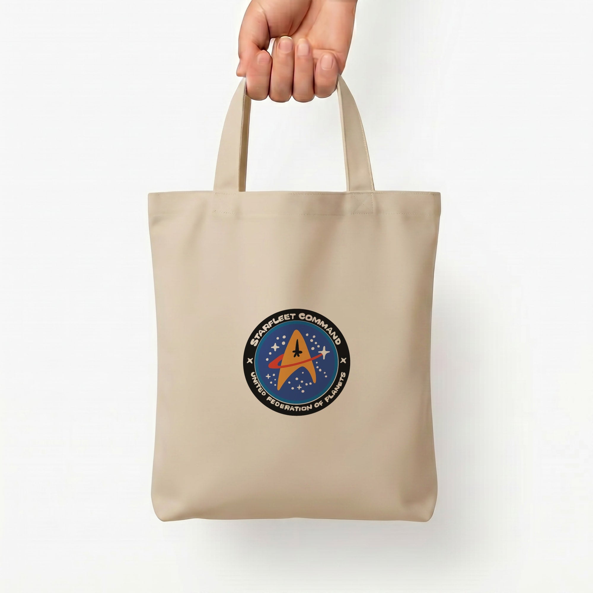 Starfleet command Tote Bag — Natural / Small