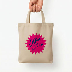 One Pound Fish - British Pop Culture Tote Bag — Natural / Small