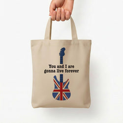 You And I Are Gonna Live Forever Tote Bag — Natural / Small