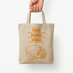 You Are Braver Tote Bag — Natural / Small